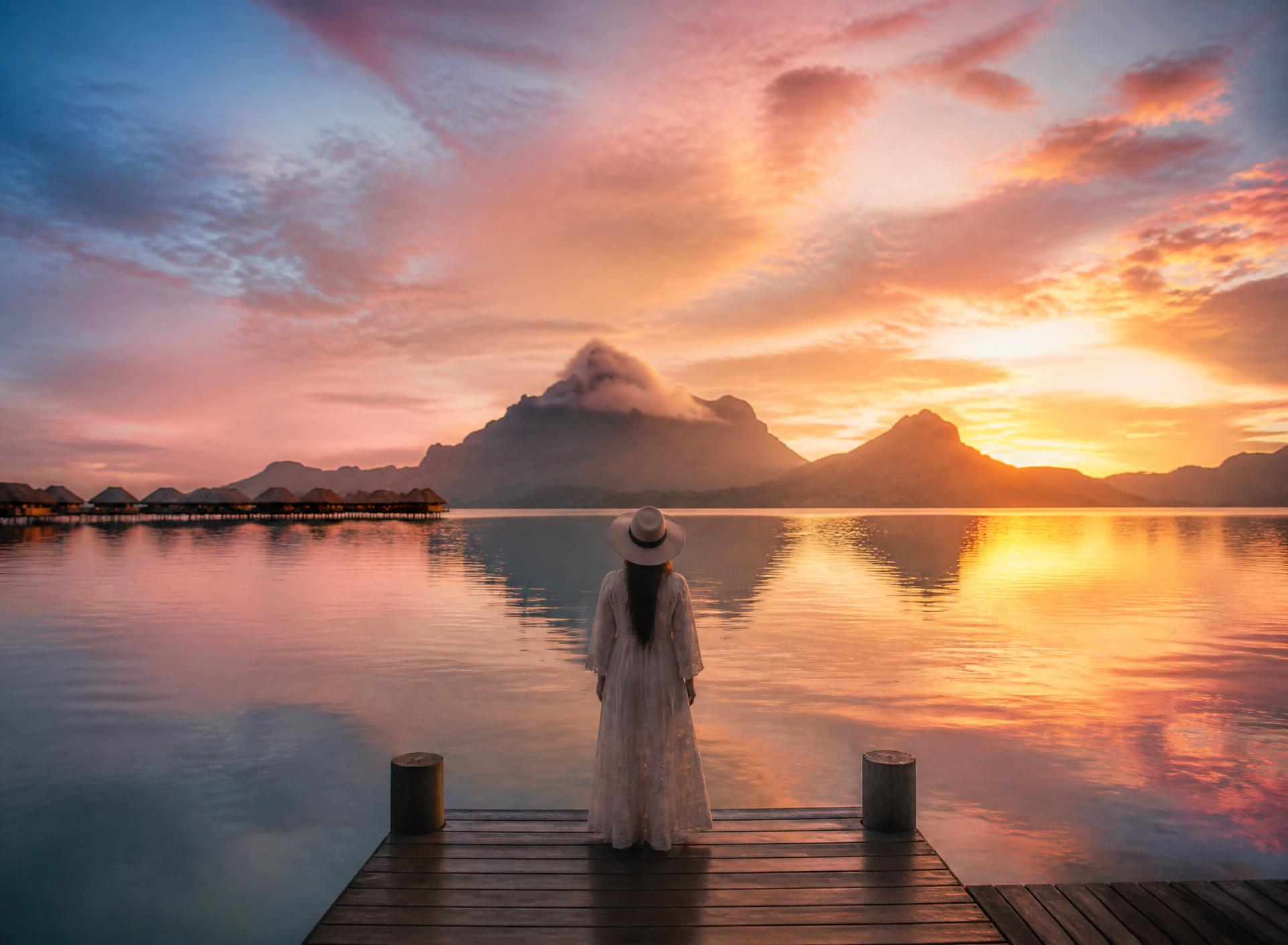 Bora Bora overwater bungalow